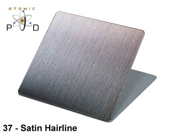 Satin Hairline Stainless Steel Finish Sheet Atomic PVD
