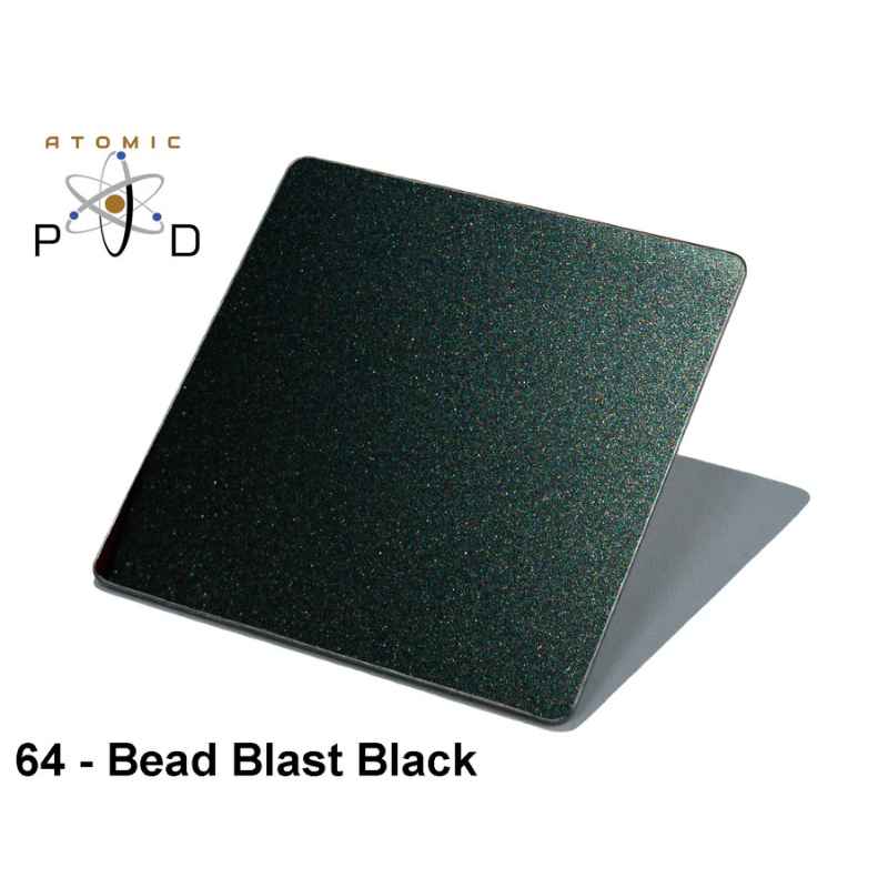 Bead Blast Black PVD Finish Stainless Steel Sheet Atomic PVD