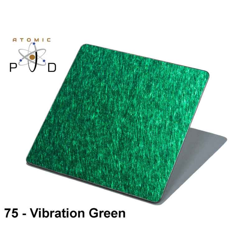 Vibration Non Directional Green PVD Finish Stainless Steel Sheet Atomic PVD
