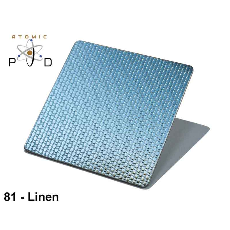 Linen Stainless Steel Embossed Sheet Atomic PVD