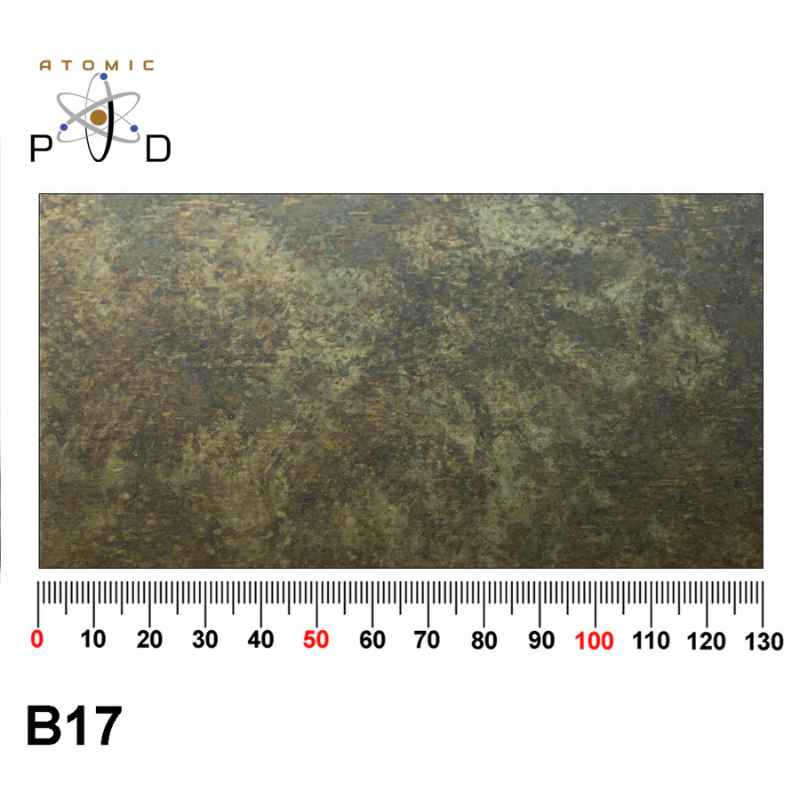 B17 Brown Patina Electroplated Finish Stainless Steel Sheet Atomic PVD