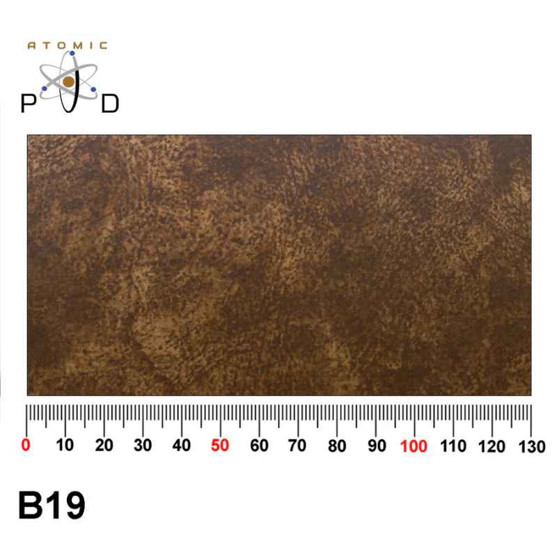 B19 Electroplated Patina Stainless Steel Sheet Atomic PVD