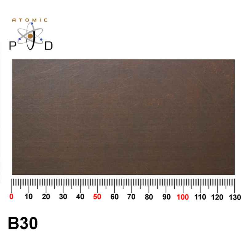 B30 Non Directional Brown Bronze Patina Stainless Steel Sheet Atomic PVD