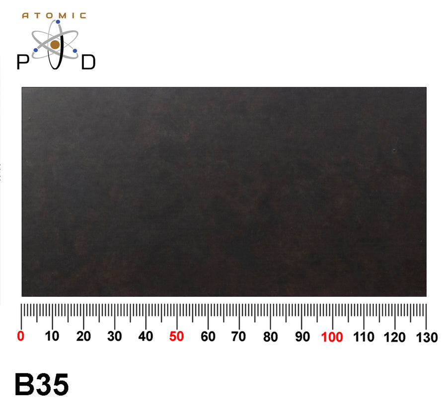 B35 Dark Brown Patina Electroplated Stainless Steel Sheet Atomic PVD