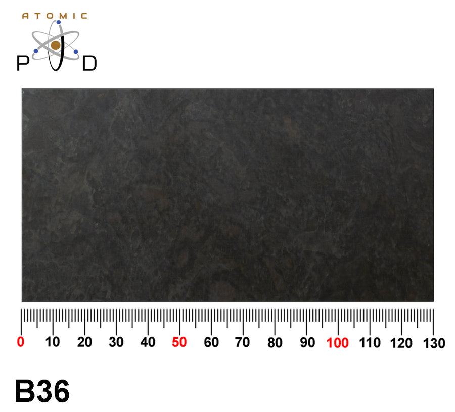 B36 Dark Patina Stainless Steel Sheet Atomic PVD