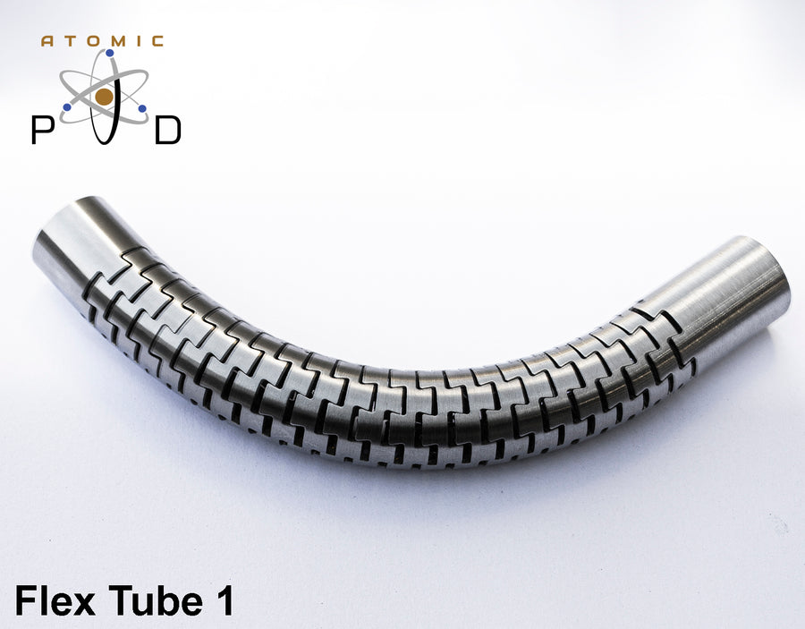 Flex Tube 1 Laser Cut Stainless Steel Tube Atomic PVD