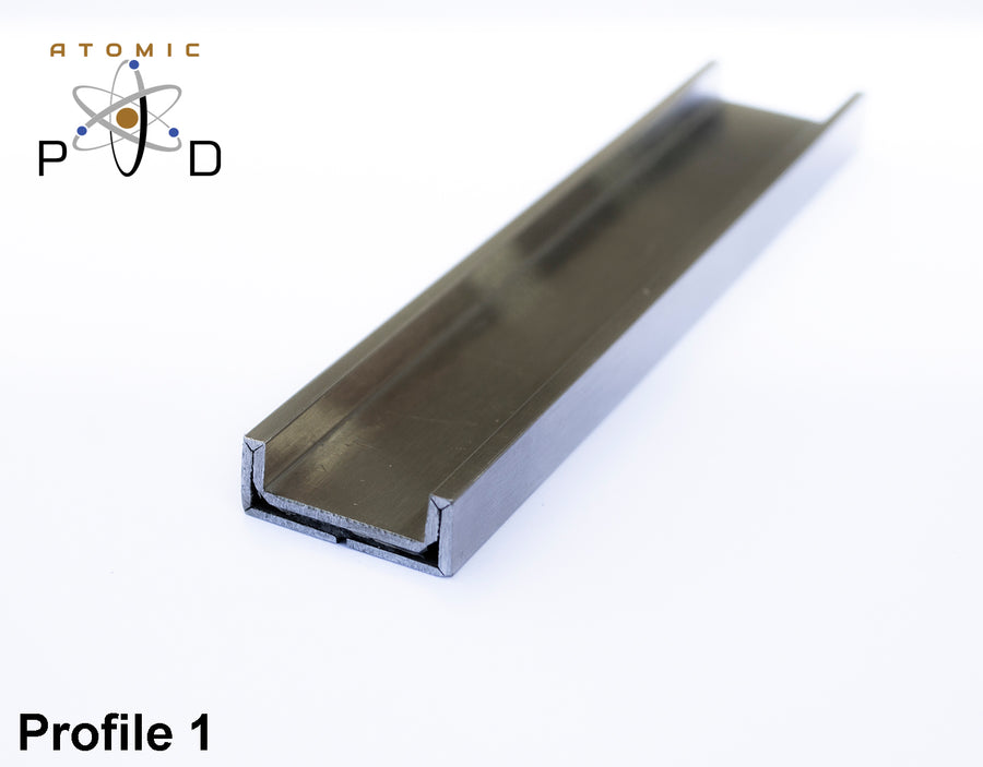 V Folded Profile 1 Stainless Steel Atomic PVD