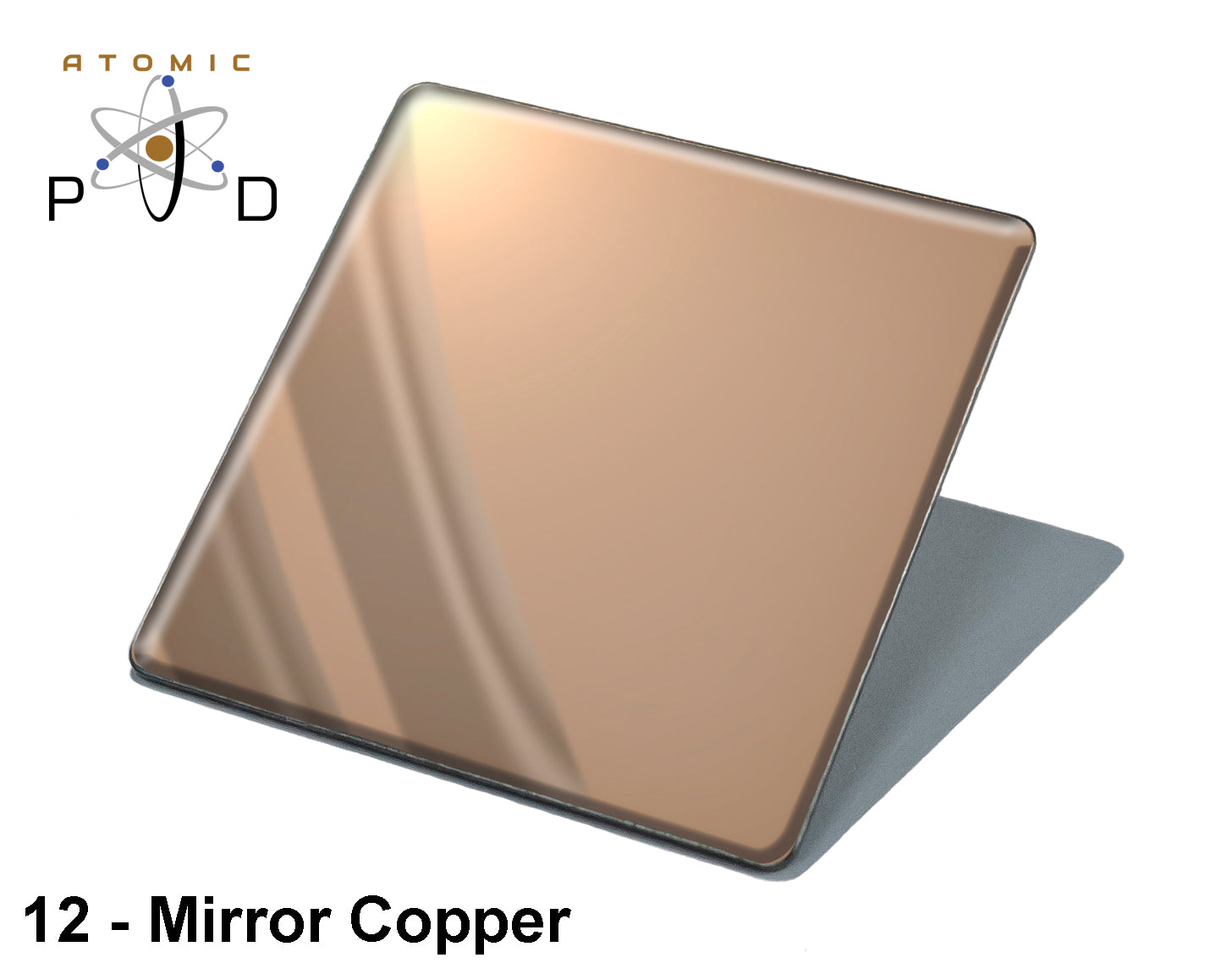 Mirror Polished PVD Copper Finish Atomic PVD