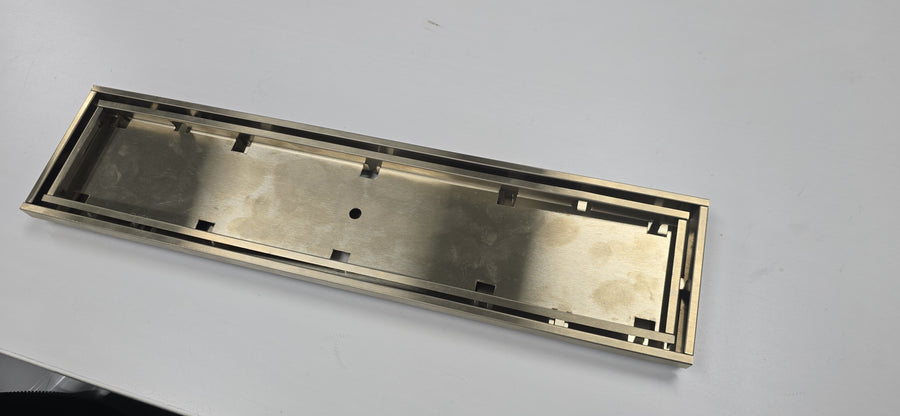 Stainless Steel Linear Strip Drain - Tile Insert