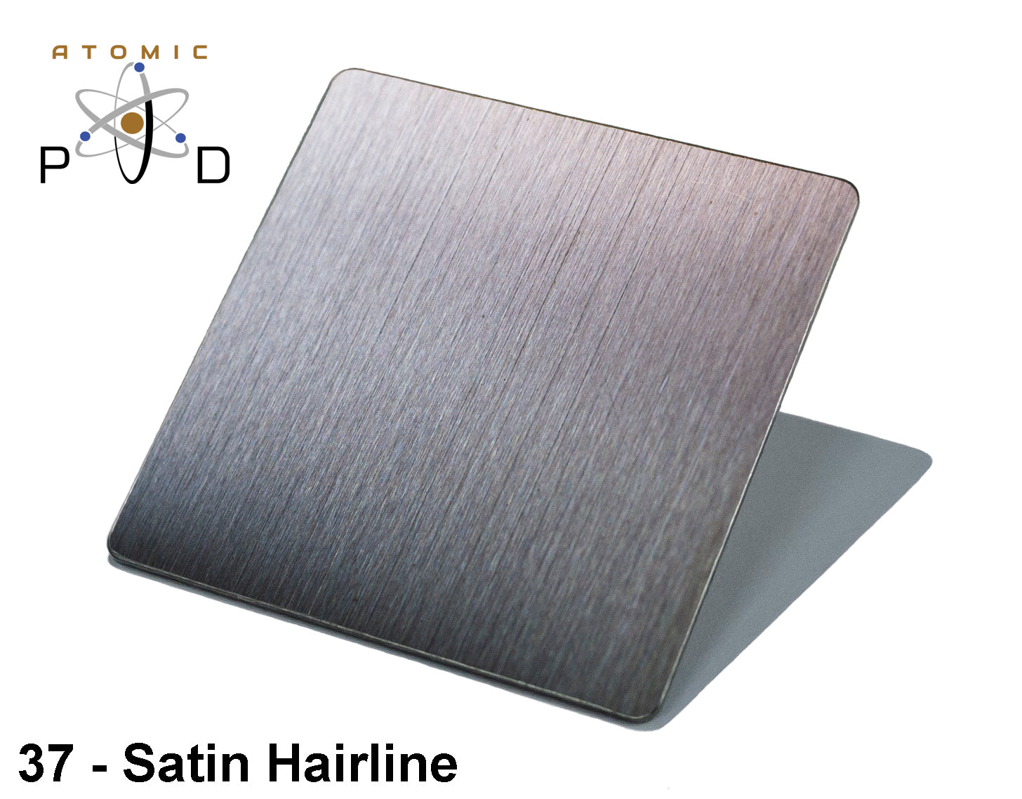 Satin Hairline Stainless Steel Finish Sheet Atomic PVD