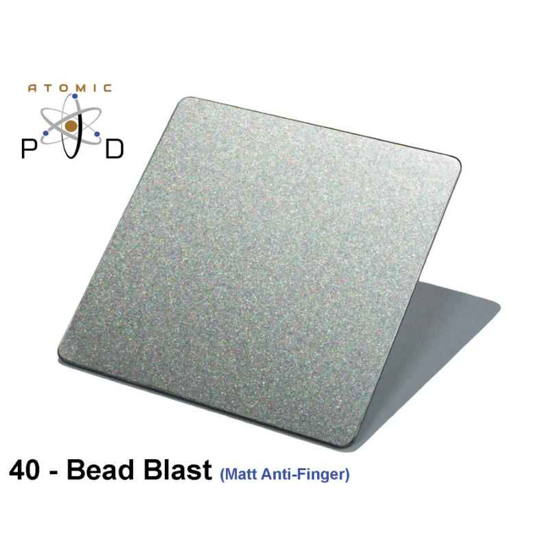 Bead Blast Stainless Steel Sheet with AFP Anti-Finger Print Coating Atomic PVD
