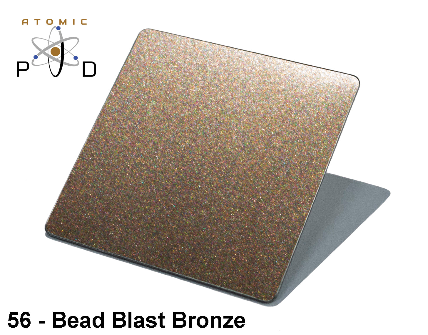 Bead Blast Bronze PVD Finish Stainless Steel Sheet Atomic PVD