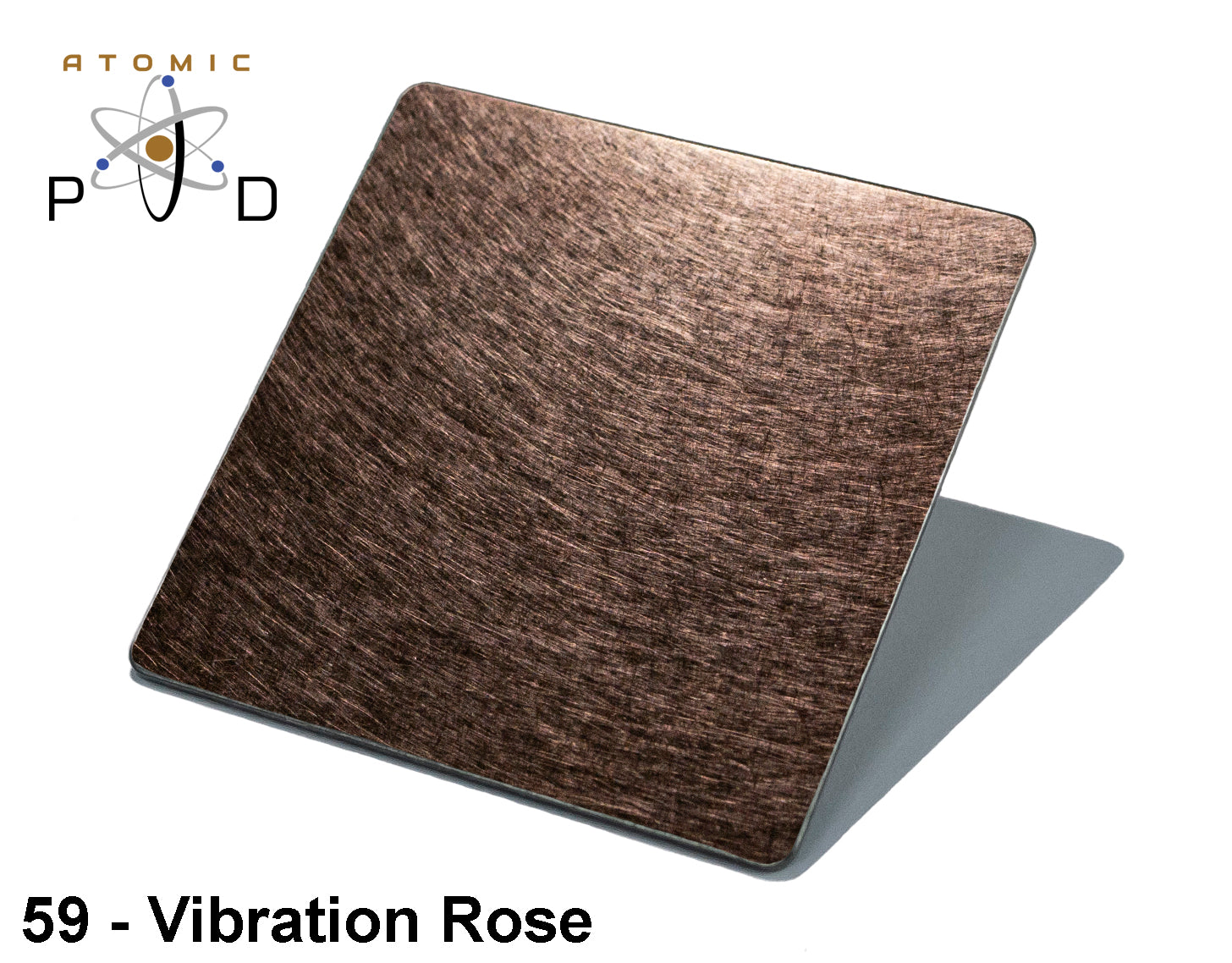 Vibration Non Directional Rose PVD Finish Stainless Steel Sheet Atomic PVD
