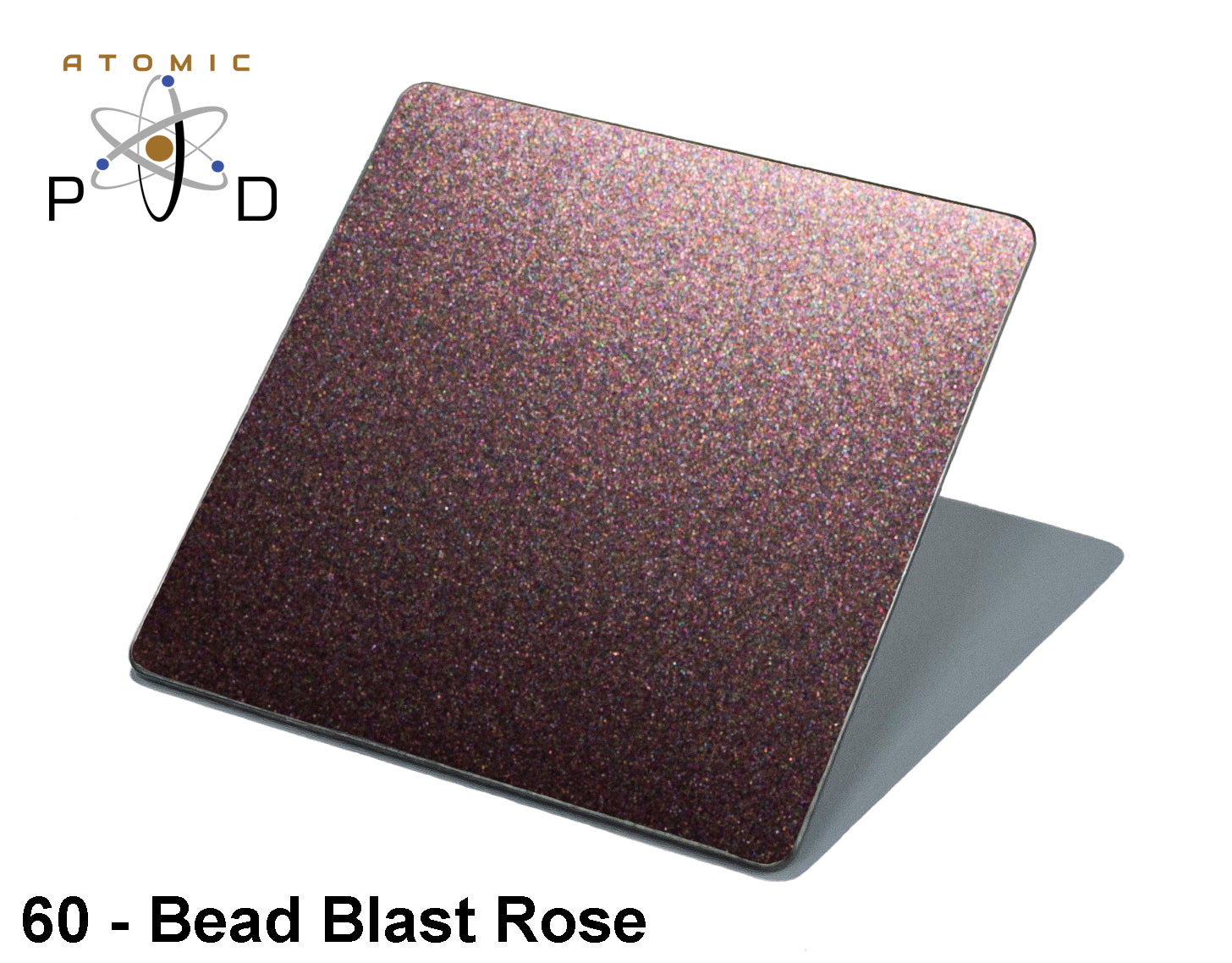 Bead Blast Rose PVD Finish Stainless Steel Sheet Atomic PVD