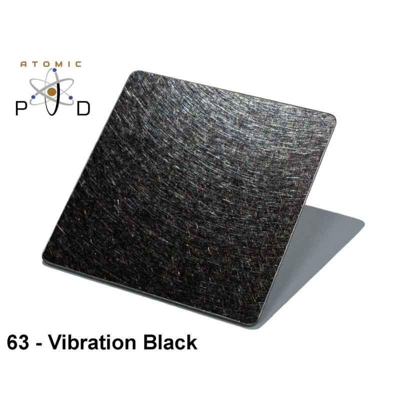 Vibration Non Directional Black PVD Finish Stainless Steel Sheet Atomic PVD