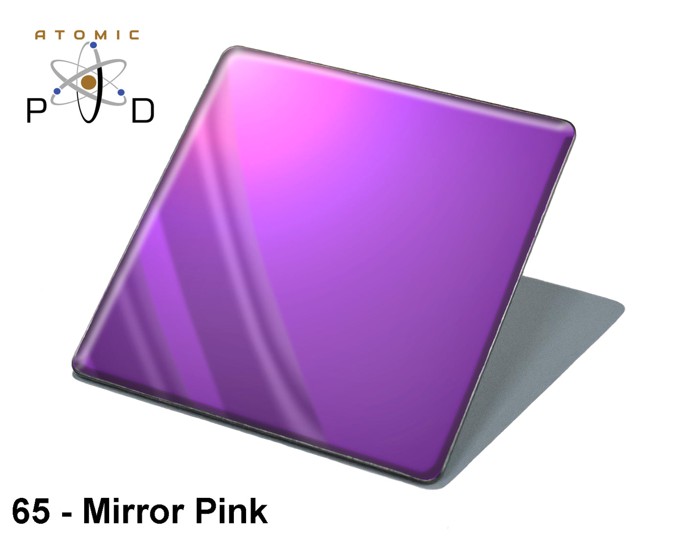 Mirror Polished Pink PVD Finish Stainless Steel Sheet Atomic PVD