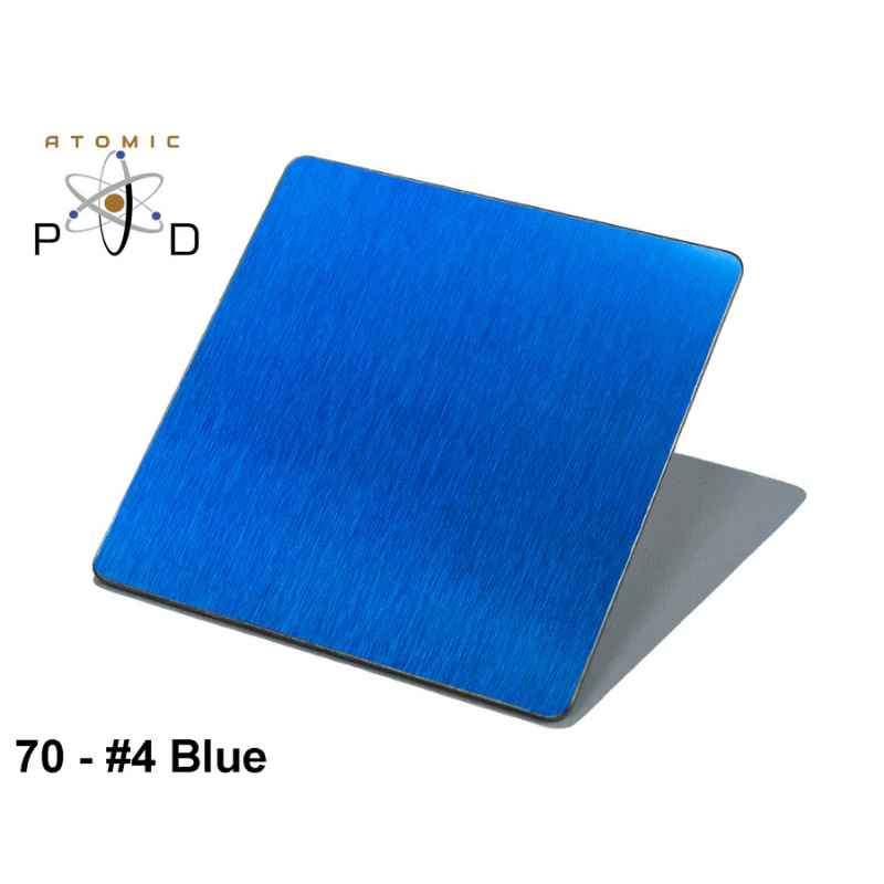 #4 No4 Blue PVD Finish Stainless Steel Sheet Atomic PVD