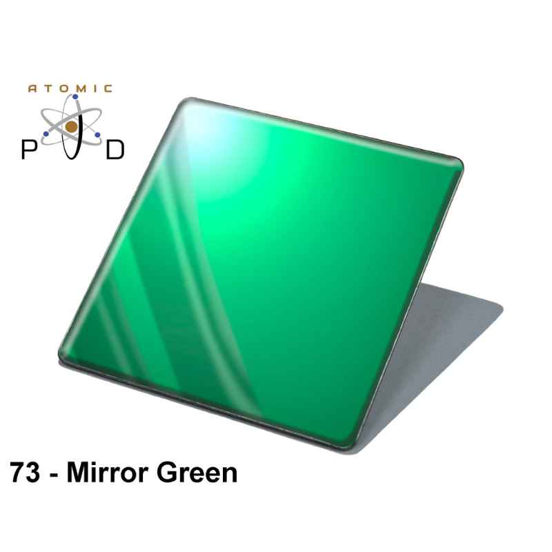 Mirror Polished Green PVD Finish Stainless Steel Sheet Atomic PVD