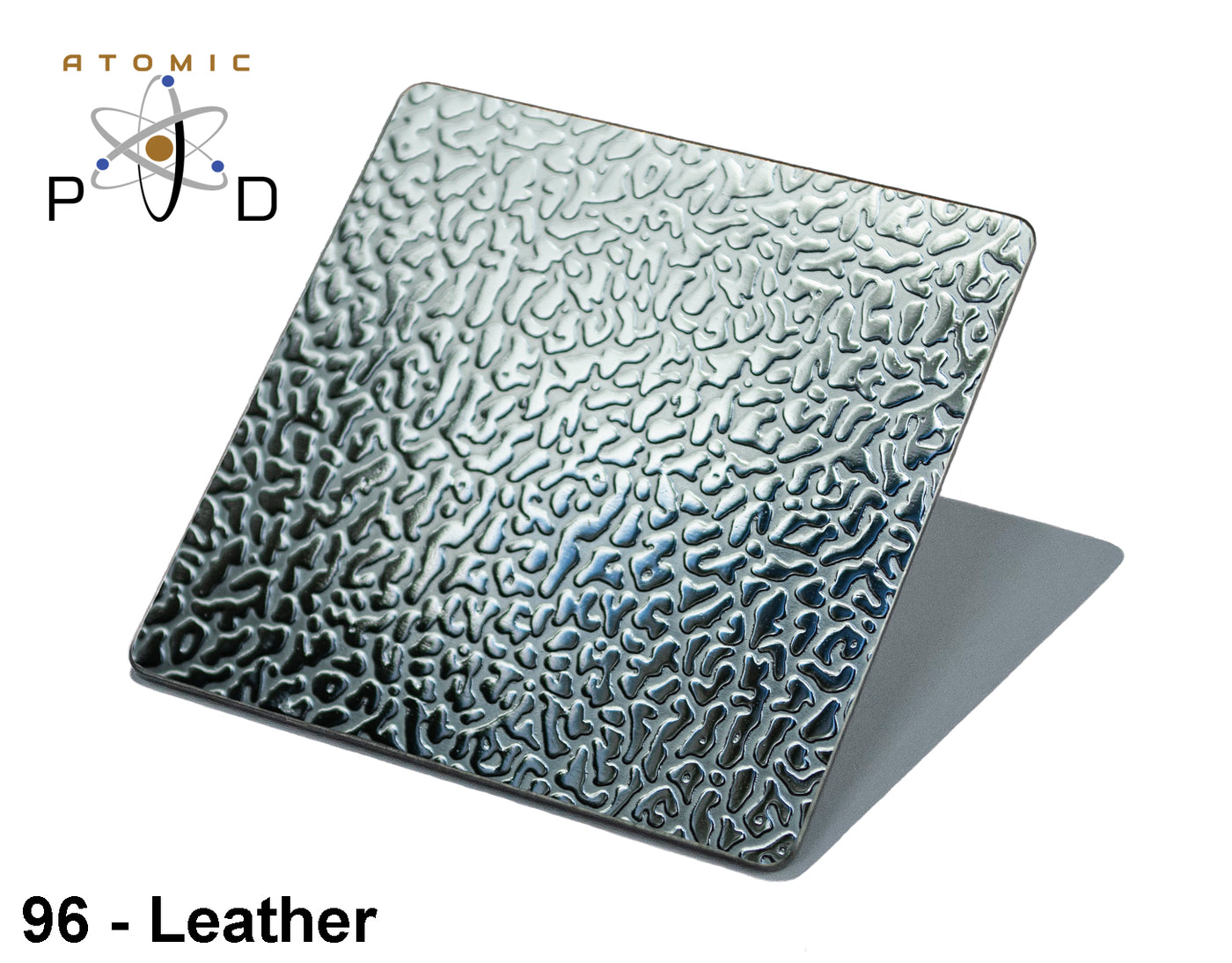 Leather Pattern Polished Stainless Steel Embossed Sheet Atomic PVD