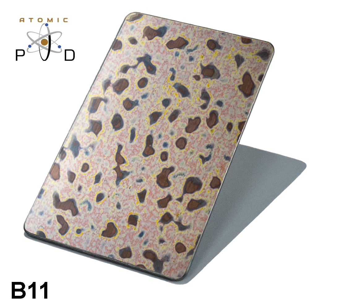 B11 Multi Colour Electroplated Patina Finish Stainless Steel Sheet Atomic PVD