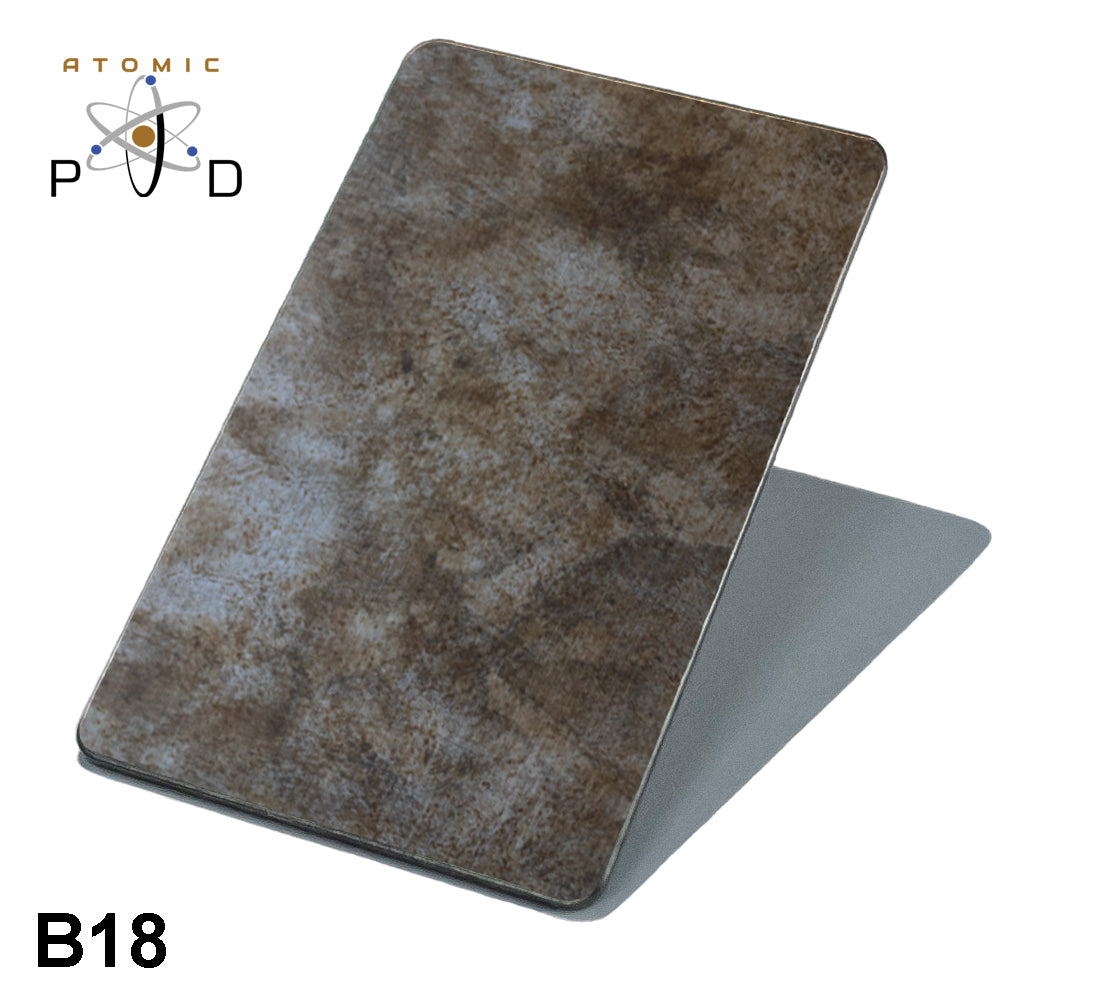 B18 Electroplated Patina Stainless Steel Sheet Atomic PVD
