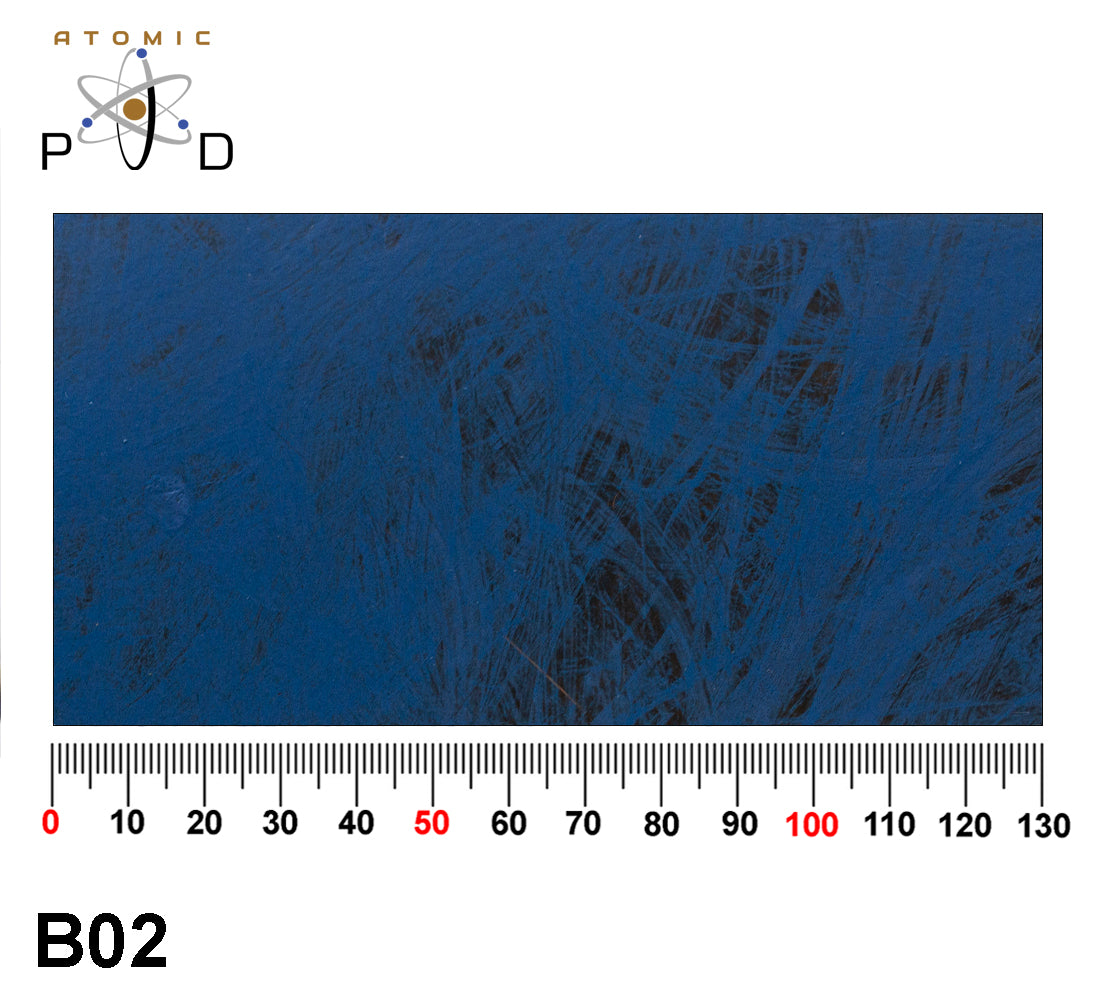 B02 Blue Patina Stainless Steel Sheet Atomic PVD