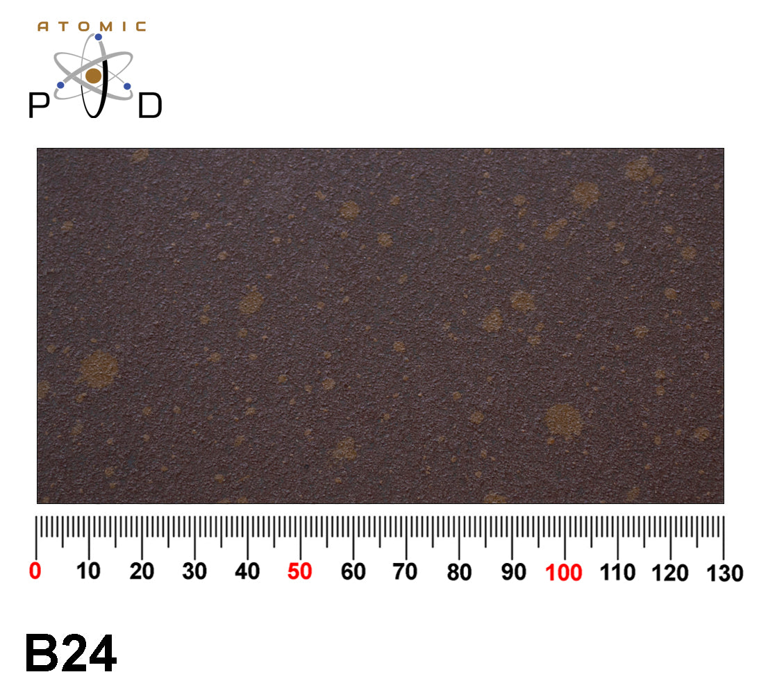 B24 Textured Brown Patina Stainless Steel Sheet Atomic PVD