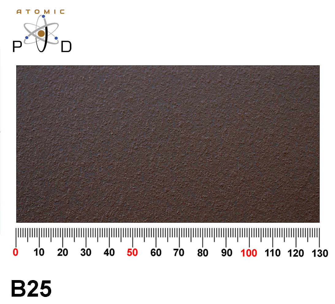 B25 Textured Brown Patina Stainless Steel Sheet Atomic PVD