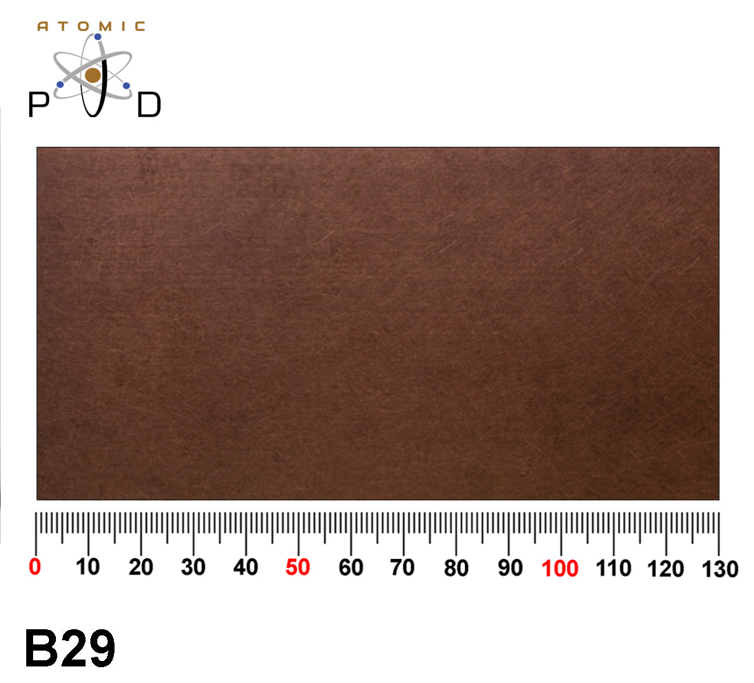 B29 Brown Patina Electroplated Stainless Steel Sheet Atomic PVD