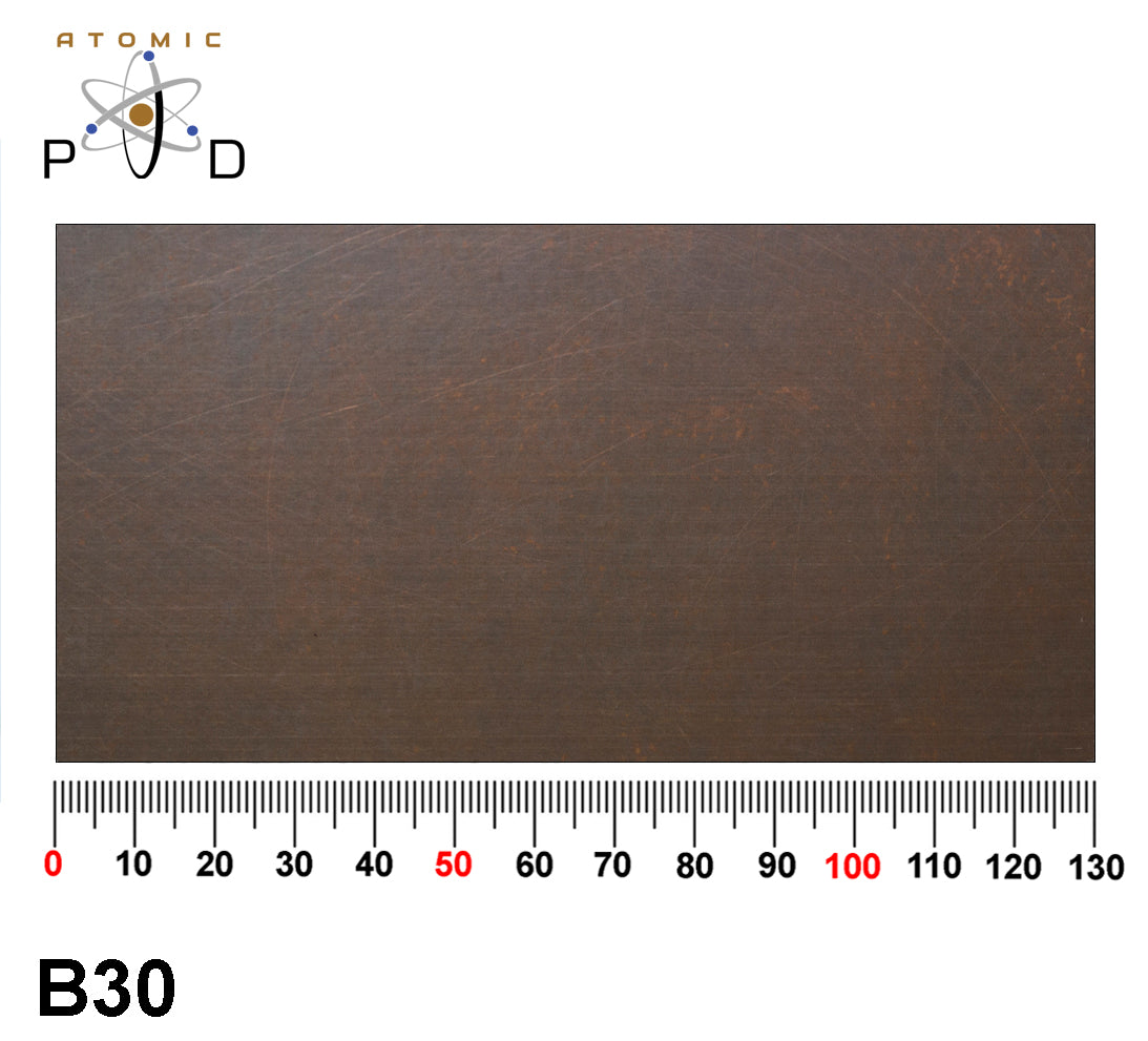 B30 Non Directional Brown Bronze Patina Stainless Steel Sheet Atomic PVD