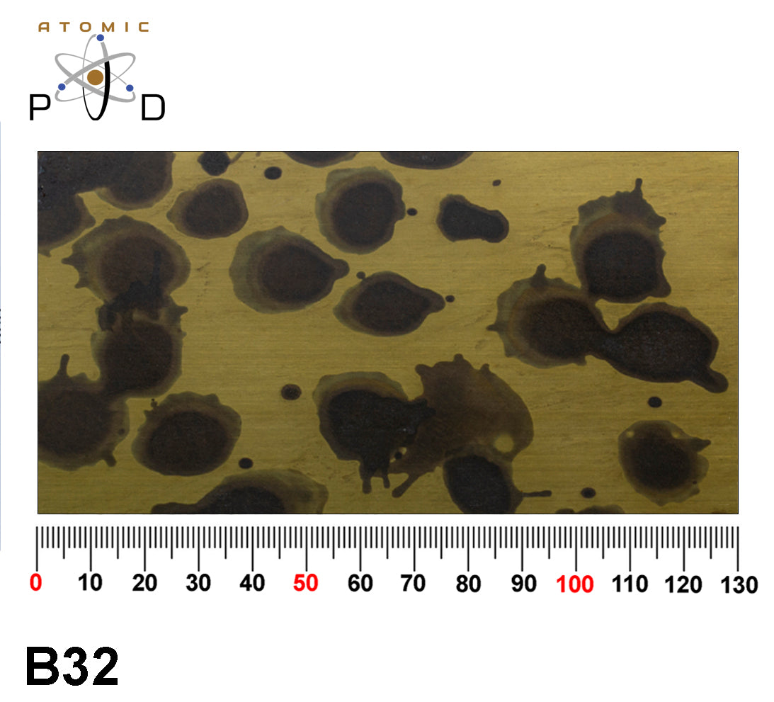 B32 Patchy Brass Bronze Patina Electroplated Stainless Steel Sheet Atomic PVD