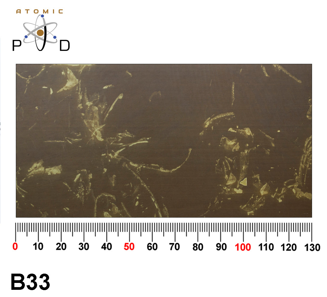 B33 Bronze Patina Electroplated Stainless Steel Sheet Atomic PVD