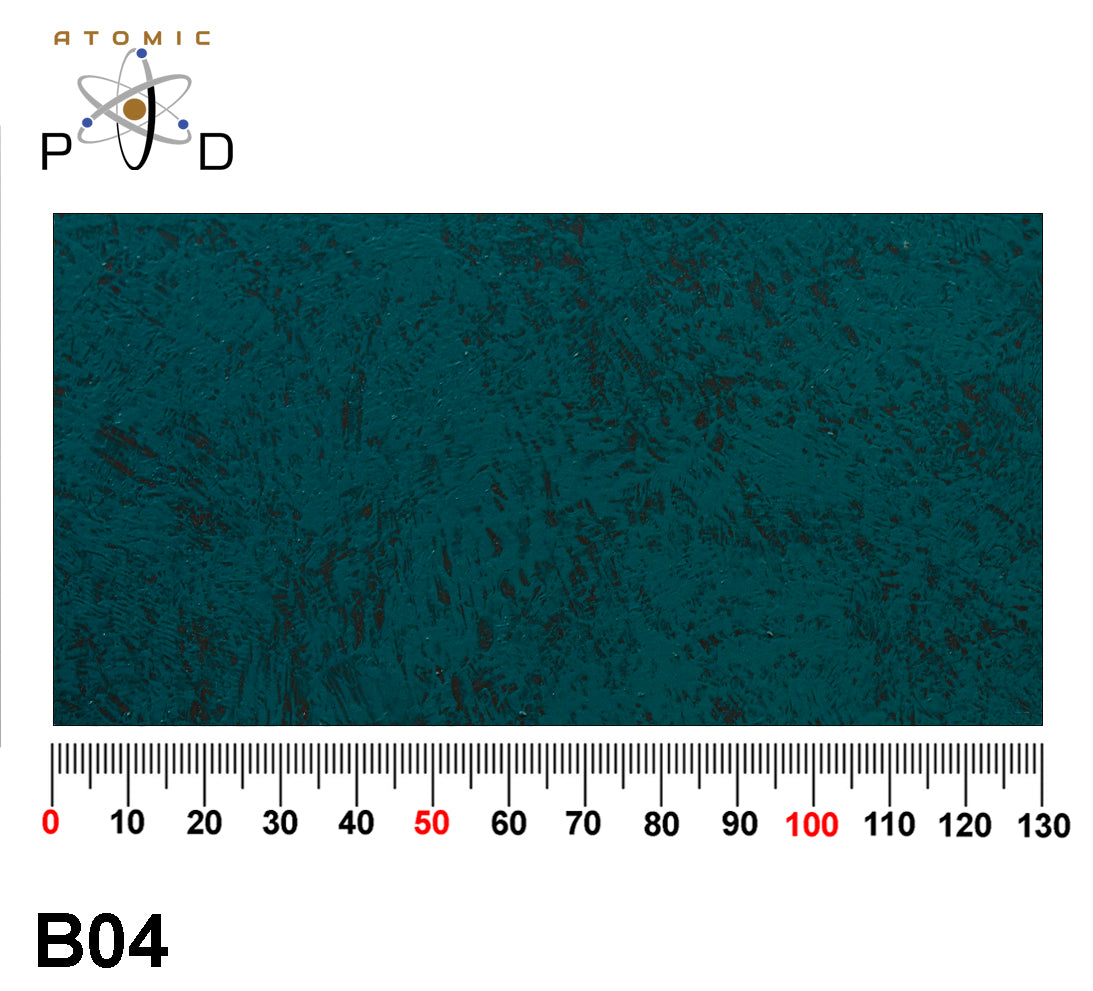B04 Blue Patina Stainless Steel Sheet Atomic PVD