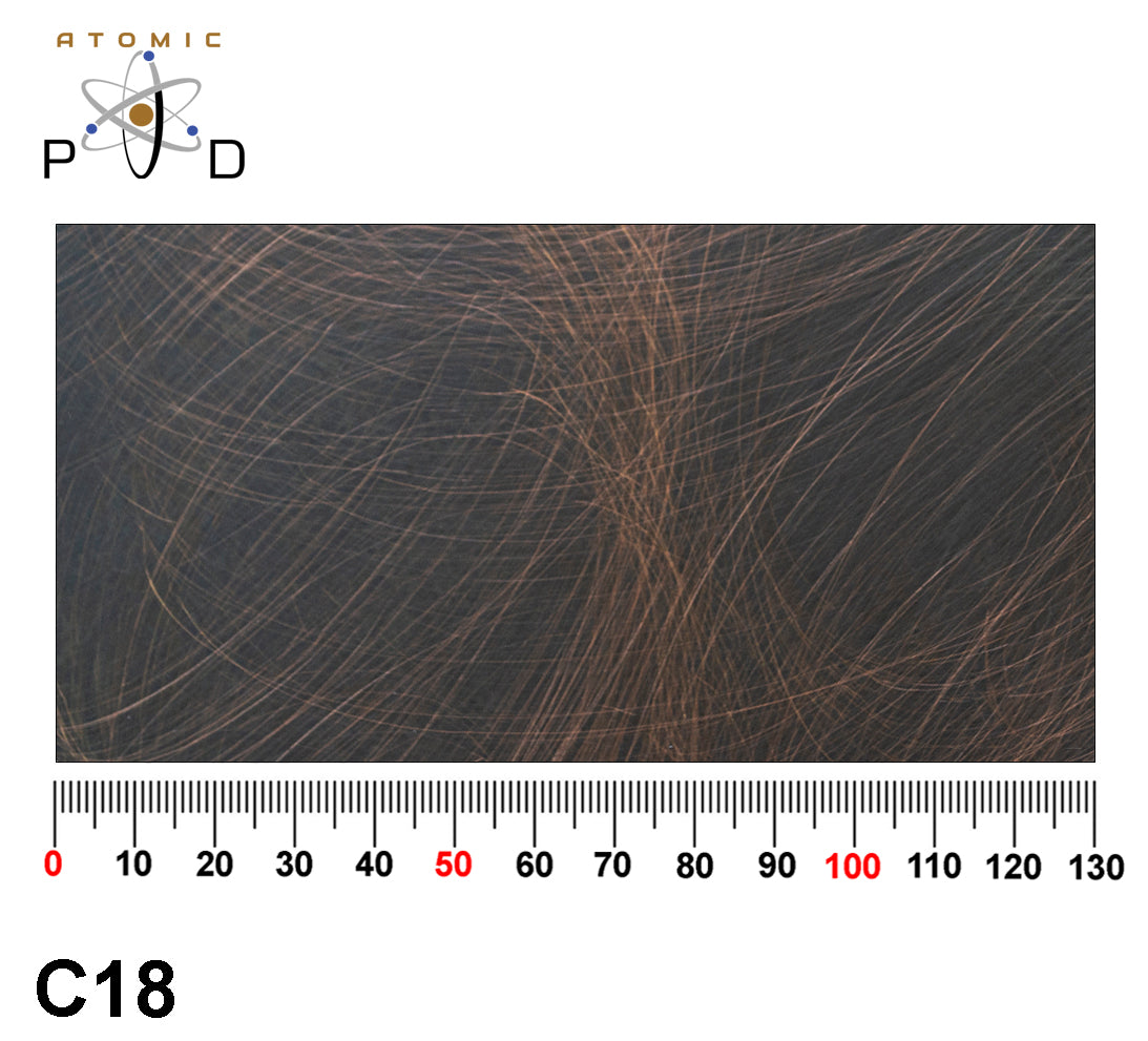 C18 Scratched Copper Patina Stainless Steel Sheet Atomic PVD