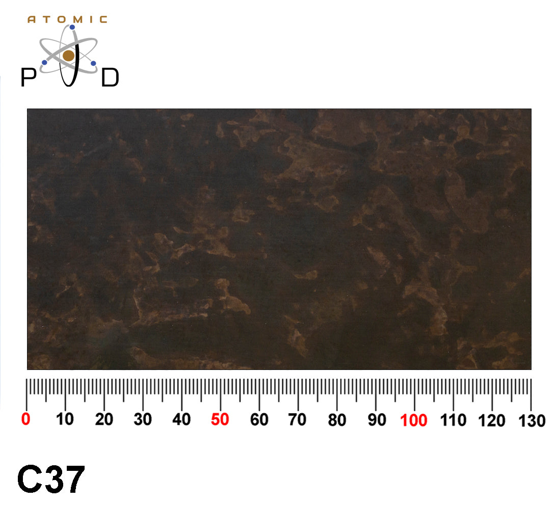 C37 Mottled Bronze (Dark) Stainless Steel Sheet Atomic PVD