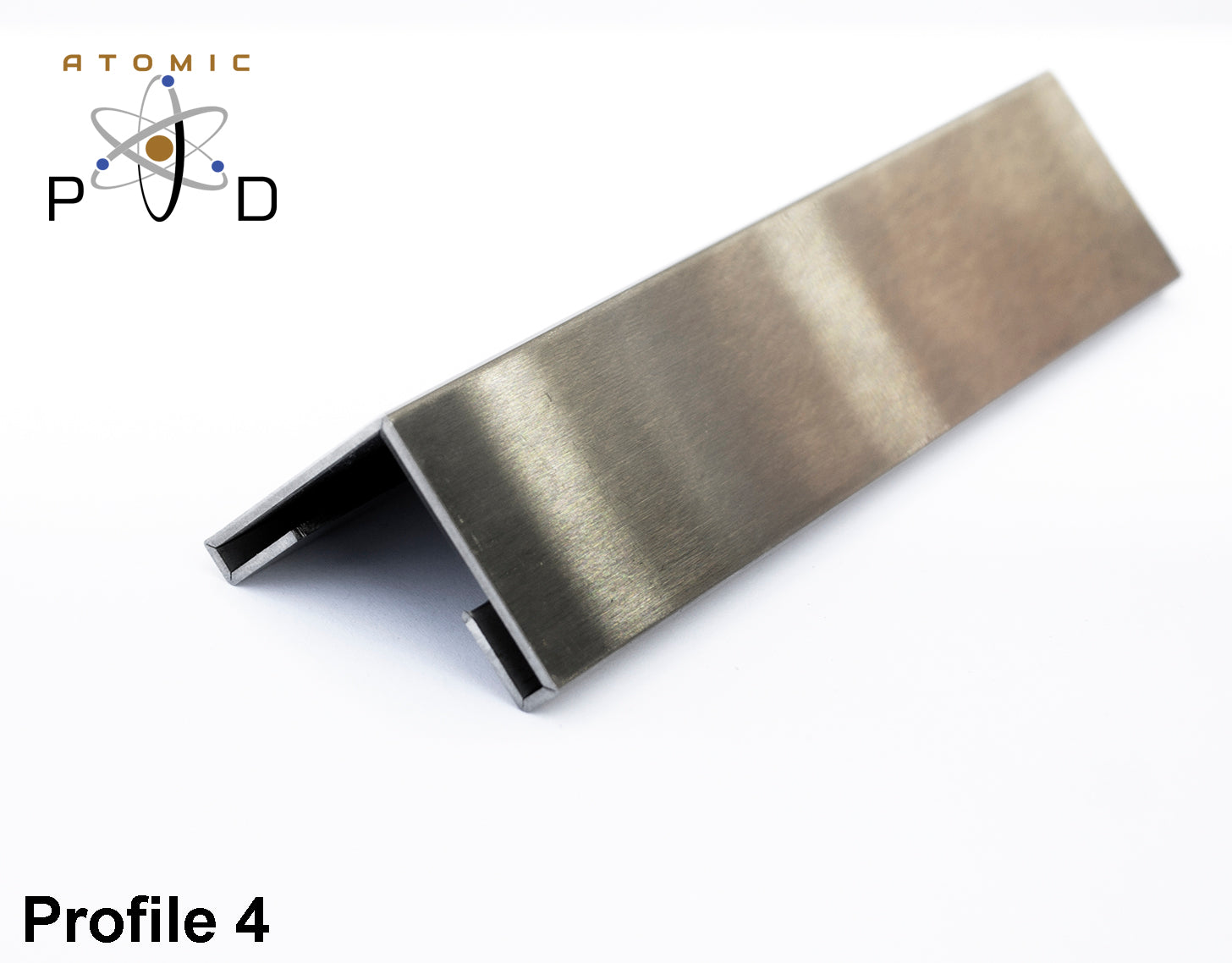 V Folded Profile 4 Angle Stainless Steel Atomic PVD